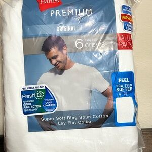 Hanes Premium Original Fit White T-Shirts